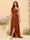 A-line/Princess One-The-Shoulder Asymmetrical Long Bridemaid dresses
