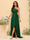 A-line/Princess One-The-Shoulder Asymmetrical Long Bridemaid dresses