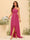 A-line/Princess One-The-Shoulder Asymmetrical Long Bridemaid dresses