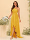 A-line/Princess One-The-Shoulder Asymmetrical Long Bridemaid dresses