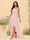 A-line/Princess One-The-Shoulder Asymmetrical Long Bridemaid dresses