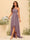 A-line/Princess One-The-Shoulder Asymmetrical Long Bridemaid dresses