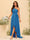A-line/Princess One-The-Shoulder Asymmetrical Long Bridemaid dresses