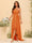 A-line/Princess One-The-Shoulder Asymmetrical Long Bridemaid dresses