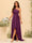 A-line/Princess One-The-Shoulder Asymmetrical Long Bridemaid dresses