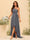 A-line/Princess One-The-Shoulder Asymmetrical Long Bridemaid dresses