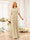 A-Line/Princess Floor-Length Short Sleeves Bridesmaid Dresses with Sash