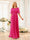 A-Line/Princess Floor-Length Short Sleeves Bridesmaid Dresses with Sash
