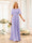 A-Line/Princess Floor-Length Short Sleeves Bridesmaid Dresses with Sash