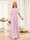 A-Line/Princess Floor-Length Short Sleeves Bridesmaid Dresses with Sash