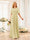 A-Line/Princess Floor-Length Short Sleeves Bridesmaid Dresses with Sash