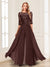 Chiffon Floor-Length Half Sleeves Scoop Mother of the Bride Pantsuits