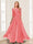 Chiffon Floor-Length Half Sleeves Scoop Mother of the Bride Pantsuits