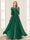 Chiffon Floor-Length Half Sleeves Scoop Mother of the Bride Pantsuits