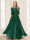 Chiffon Floor-Length Half Sleeves Scoop Mother of the Bride Pantsuits