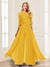 Chiffon Floor-Length Half Sleeves Scoop Mother of the Bride Pantsuits