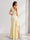 Sheath/Column One-Shoulder Pleated Ruffle Bridesmaid Dresses with Split Side