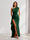 Sheath/Column One-Shoulder Pleated Ruffle Bridesmaid Dresses with Split Side