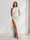Sheath/Column One-Shoulder Pleated Ruffle Bridesmaid Dresses with Split Side