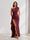Sheath/Column One-Shoulder Pleated Ruffle Bridesmaid Dresses with Split Side