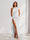 Sheath/Column One-Shoulder Pleated Ruffle Bridesmaid Dresses with Split Side