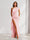 Sheath/Column One-Shoulder Pleated Ruffle Bridesmaid Dresses with Split Side