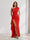 Sheath/Column One-Shoulder Pleated Ruffle Bridesmaid Dresses with Split Side
