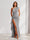 Sheath/Column One-Shoulder Pleated Ruffle Bridesmaid Dresses with Split Side