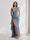 Sheath/Column One-Shoulder Pleated Ruffle Bridesmaid Dresses with Split Side