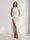 Sheath/Column One-Shoulder Pleated Ruffle Bridesmaid Dresses with Split Side