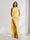 Sheath/Column One-Shoulder Pleated Ruffle Bridesmaid Dresses with Split Side