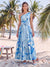 A-Line/Princess One-Shoulder Sleeveless Mother of the Bride Dresses with Bowknot & Printed Floral