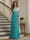 Trumpet/Mermaid Long Sleeves Scoop Floor-Length Mother of the Bride Dresses with Ruched & Embroidery