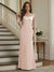 Trumpet/Mermaid Long Sleeves Scoop Floor-Length Mother of the Bride Dresses with Ruched & Embroidery