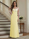 Trumpet/Mermaid Long Sleeves Scoop Floor-Length Mother of the Bride Dresses with Ruched & Embroidery