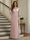 Trumpet/Mermaid Long Sleeves Scoop Floor-Length Mother of the Bride Dresses with Ruched & Embroidery