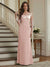 Trumpet/Mermaid Long Sleeves Scoop Floor-Length Mother of the Bride Dresses with Ruched & Embroidery
