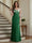Trumpet/Mermaid Long Sleeves Scoop Floor-Length Mother of the Bride Dresses with Ruched & Embroidery