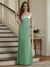 Trumpet/Mermaid Long Sleeves Scoop Floor-Length Mother of the Bride Dresses with Ruched & Embroidery