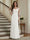 Trumpet/Mermaid Long Sleeves Scoop Floor-Length Mother of the Bride Dresses with Ruched & Embroidery