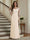 Trumpet/Mermaid Long Sleeves Scoop Floor-Length Mother of the Bride Dresses with Ruched & Embroidery