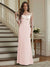 Trumpet/Mermaid Long Sleeves Scoop Floor-Length Mother of the Bride Dresses with Ruched & Embroidery