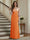 Trumpet/Mermaid Long Sleeves Scoop Floor-Length Mother of the Bride Dresses with Ruched & Embroidery