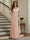 Trumpet/Mermaid Long Sleeves Scoop Floor-Length Mother of the Bride Dresses with Ruched & Embroidery