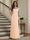 Trumpet/Mermaid Long Sleeves Scoop Floor-Length Mother of the Bride Dresses with Ruched & Embroidery