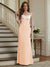 Trumpet/Mermaid Long Sleeves Scoop Floor-Length Mother of the Bride Dresses with Ruched & Embroidery