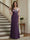 Trumpet/Mermaid Long Sleeves Scoop Floor-Length Mother of the Bride Dresses with Ruched & Embroidery