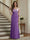 Trumpet/Mermaid Long Sleeves Scoop Floor-Length Mother of the Bride Dresses with Ruched & Embroidery