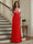 Trumpet/Mermaid Long Sleeves Scoop Floor-Length Mother of the Bride Dresses with Ruched & Embroidery