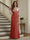 Trumpet/Mermaid Long Sleeves Scoop Floor-Length Mother of the Bride Dresses with Ruched & Embroidery